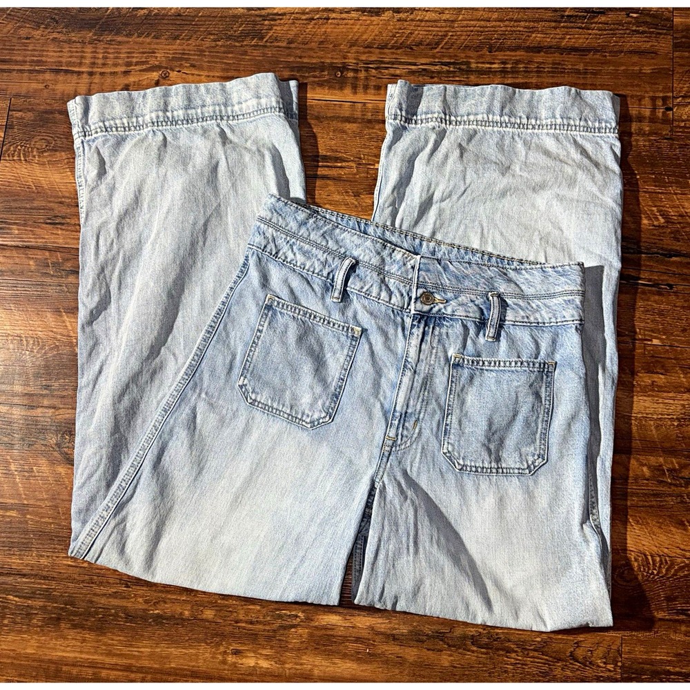 Lauren Ralph Lauren Light Wash Straight Leg Mid Rise 5-Pocket Jeans Size 12